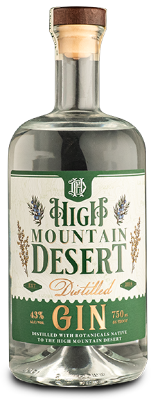 High Mountain Desert Distilled: Gin distilled with high mountain desert botanicals