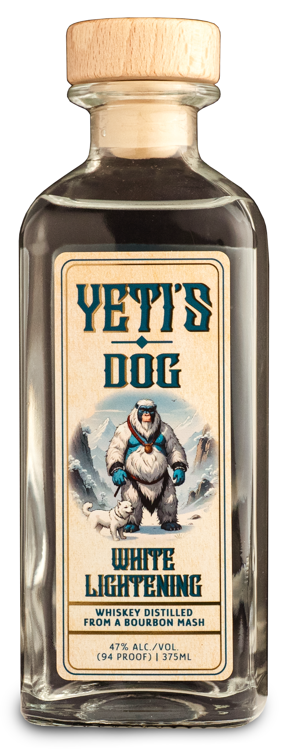 Yeti's Dog: Distilled from a bourbon mash
